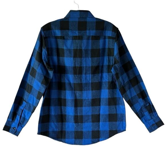 NEW Free Planet Mens Lightweight Flannel Shirt - Picture 6 of 6